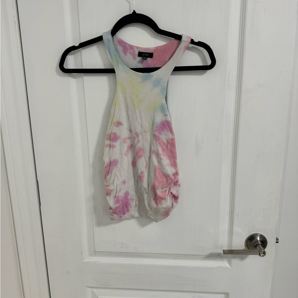 AFRM tie dye tank top sz M